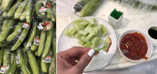 韩国美食吃瓜,一勺一筷，尽享瓜果飘香